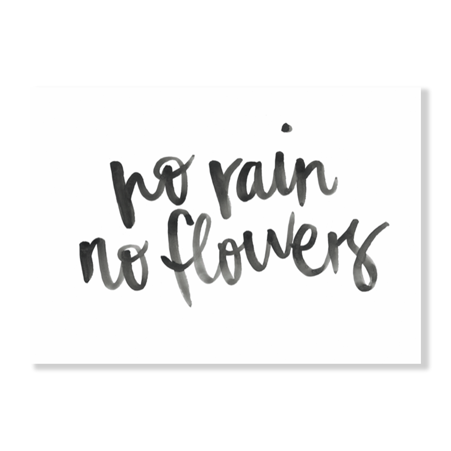 No Rain No Flowers